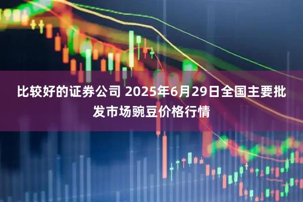 比较好的证券公司 2025年6月29日全国主要批发市场豌豆价格行情